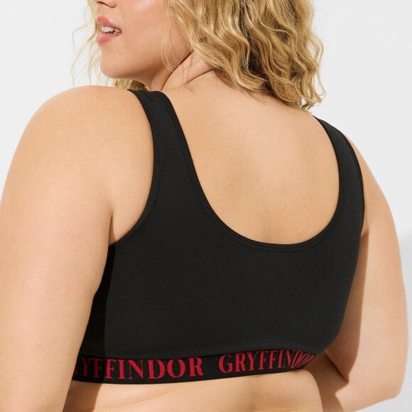 ❤️NWT VINTAGE TORRID HARRY POTTER GRYFFINDOR BRALETTE SPORTS BRA - PLUS SIZE - Picture 3 of 11